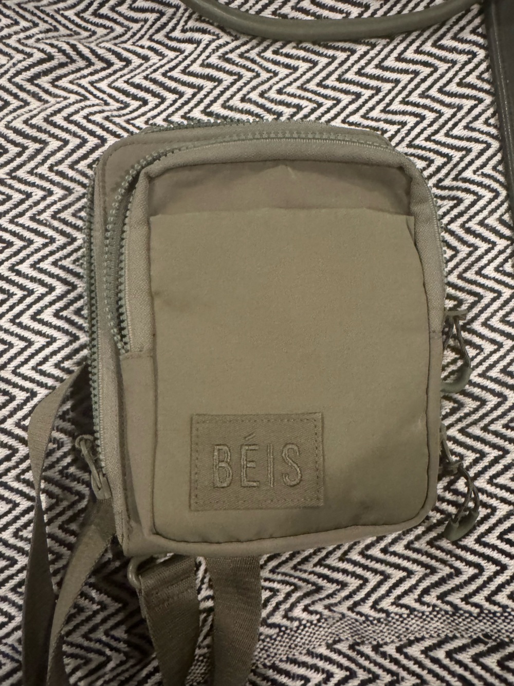 BEIS Olive Green Crossbody Bag